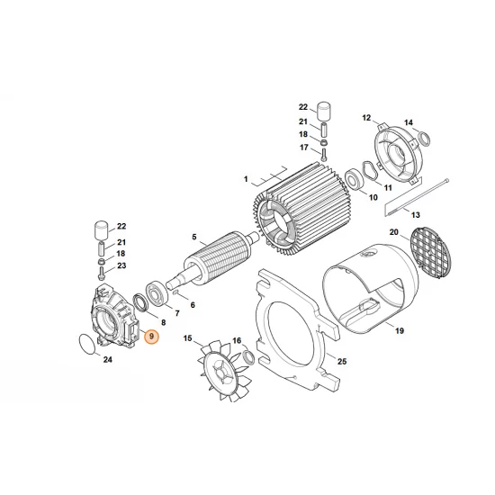 Stihl  Obudowa napędu 4757 701 1100